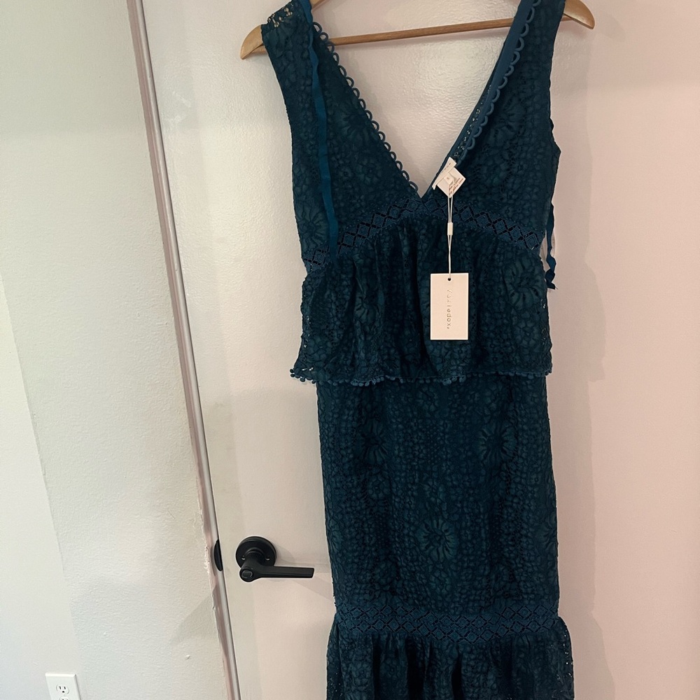 NWT Foxiedox Teal Dress